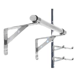 折叠三角支撑架外墙晾衣杆阳台侧墙晒衣架加厚不锈钢固定式晾衣架