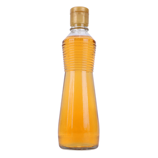 香油玻璃瓶带盖空瓶子专用山茶油核桃油麻油密封家用商用厨房防漏