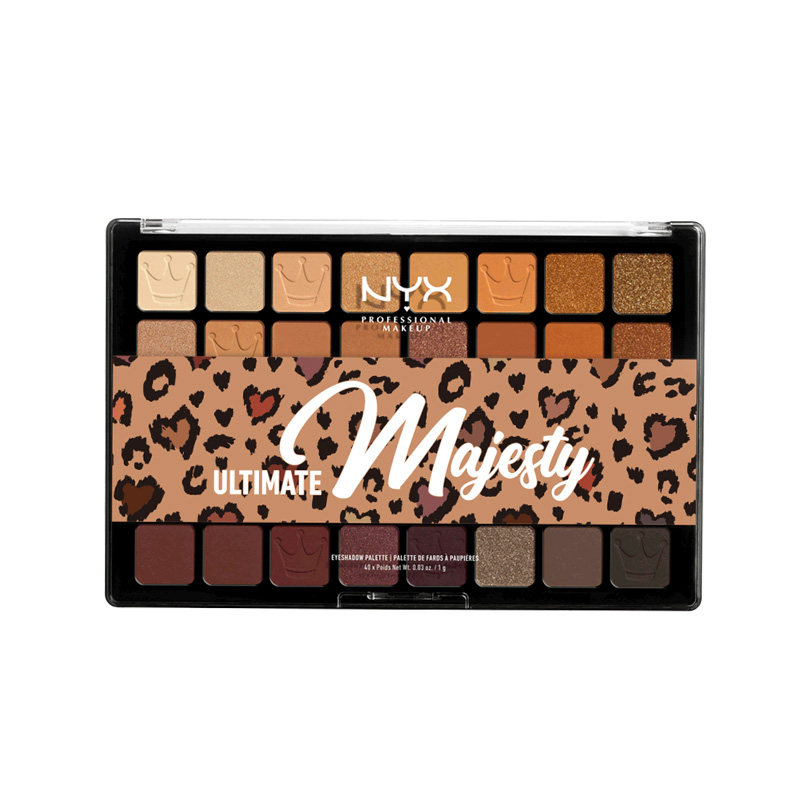 【官方正品】NYX40色眼影盘女王盘秋冬美拉德风眼妆哑光珠光送礼
