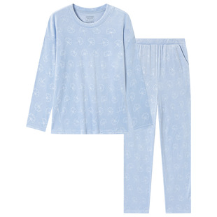 【特惠清仓】SCHIESSER舒雅男女士秋冬睡衣家居服套装睡裙睡袍