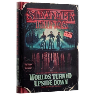怪奇物语官方幕后指南艺术设定集精装画册 英文原版 Stranger Things Worlds Turned Upside Down 精装艺术画册Netflix美剧 英文版