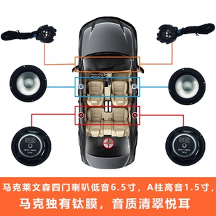 适用于14--19款RAV4音响无损改装JBL高音喇叭罩汽车专用音响改装