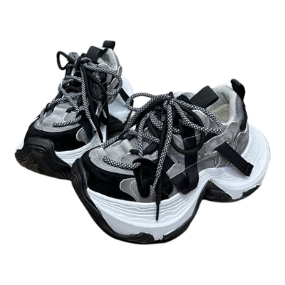 2025秋冬新款老爹鞋反毛皮