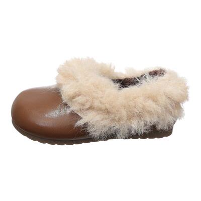 冬季女童二棉公主豆豆鞋