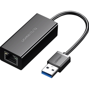 绿联usb转网口有线转接口rj45连接头千兆网络电脑网卡typec宽带转换器以太网线扩展坞适用台式笔记本手机平板