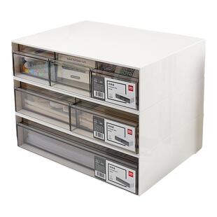 学习桌杂物柜桌面抽屉式收纳盒置物架化妆品整理盒办公杂物盒分格分区收纳大容量ins风小众桌面布置收纳好物