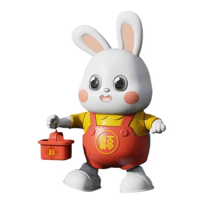 跳舞小福兔婴儿玩具抬头练习