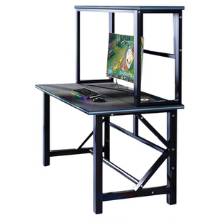 电竞桌网吧桌加厚酒店家用台式游戏双人电脑桌网咖桌椅竞技主机桌