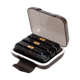 药盒大容量便携式三天药物收纳药品分装早中晚随身携带密封药盒子