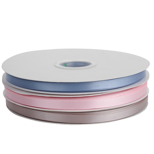 1cm双面丝带蝴蝶结发饰DIY材料玫瑰花鲜花烘焙礼盒包装涤纶带缎带