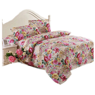 宽幅纯棉斜纹面料棉布定做床品被套罩四件套床单被单床笠全棉布料