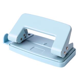 双孔打孔器票据多孔小打孔机活页夹活页本圆环装订机手动a4文件纸张两孔打眼神器打洞器办公纸凭证会计打洞器