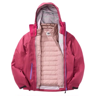 NOTHOMME空山雨3in1户外800蓬90白鸭绒进藏3L三合一冲锋衣羽绒服