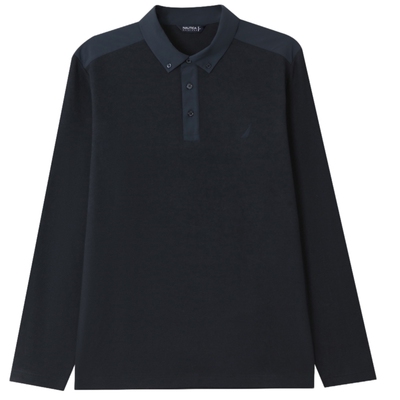 NAUTICA/诺帝卡保暖拼接POLO衫