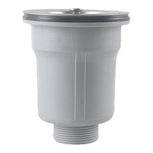 大信厨房洗菜盆110mm下水器墨林304不锈钢水槽58mm提篮式提笼过滤