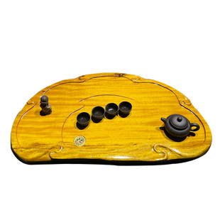 整体实木根雕茶盘金丝楠木茶海排水天然花梨原木中式高档茶具家用