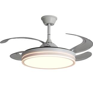 餐厅风扇灯创意吊扇吸顶灯led主卧室客厅灯电扇吊灯2025新款灯具