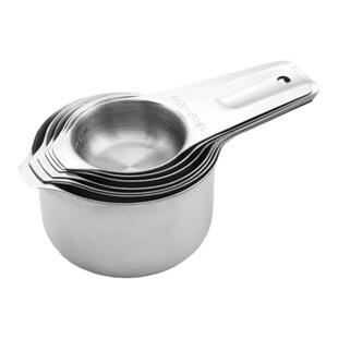 美式304不锈钢量杯量勺7件套装 料理调味勺匙 烘焙刻度计量杯