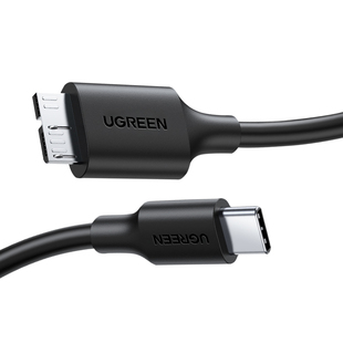 绿联typec移动硬盘数据线microusb3.0连接笔记本电脑台式适用于三星手机西部wd东芝希捷seagate硬盘盒toshiba