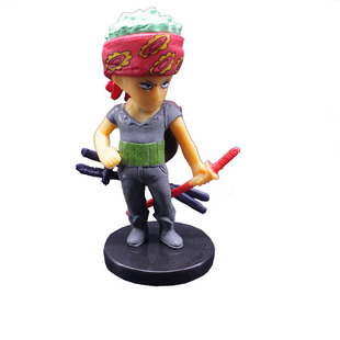 海贼王航海蛋糕装饰摆件路飞索隆山治乔巴手办公仔生日主题情景