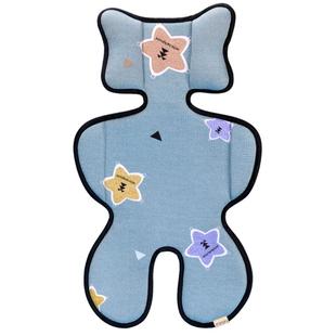 抱抱熊婴儿车垫子四季通用宝宝推车坐垫靠垫遛娃神器春秋夏季配件