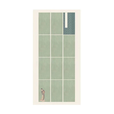 四尺整张微喷蜡染六尺书法国展宣