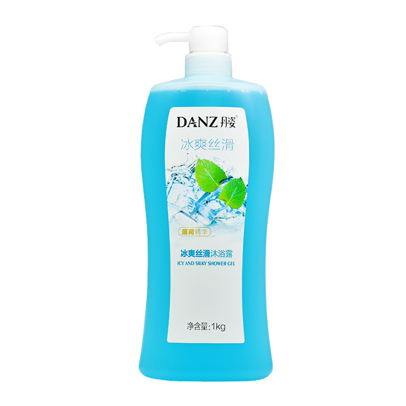 丹姿冰爽舒缓嫩肤薄荷玫瑰沐浴露