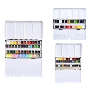 德国史明克固体水彩颜料分装铁盒学院级大师级不透明24色学生美术生专用水粉绘画画工具专业套装小史大史便携