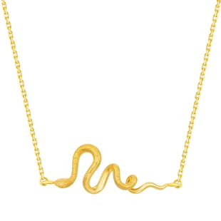 MONOLOGUE独白北纬三十度18k金灵蛇项链项链MK140送女情人节礼物