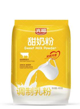 旗舰店光明全脂甜奶粉