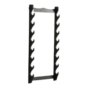 洞箫笛子摆放杆鱼竿收纳架好用龙泉剑托唐横刀架挂墙式竹制实木架