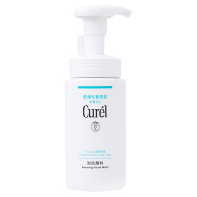 【保税发货】珂润洗面奶1深层清洁温和不刺激泡沫绵密细腻肤感