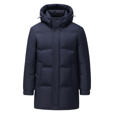 【可拆卸帽】爸爸中长款羽绒服