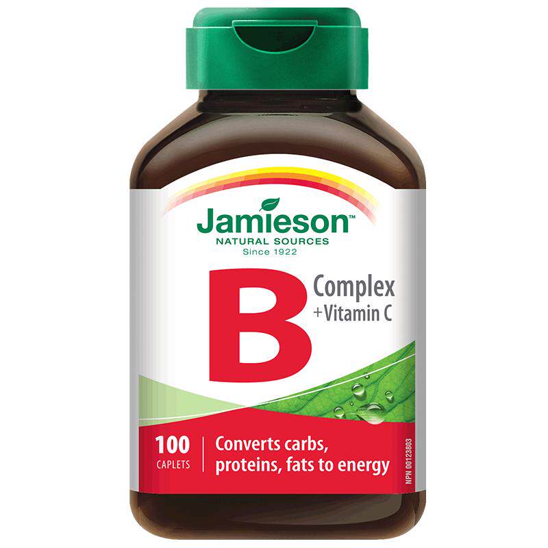 jamieson健美生生物素护发片维生素B7+维C+维B复合片100片
