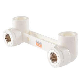 花洒头专用ppr双联内丝弯头 20 4分 25 6分ppr水管配件 水管配件