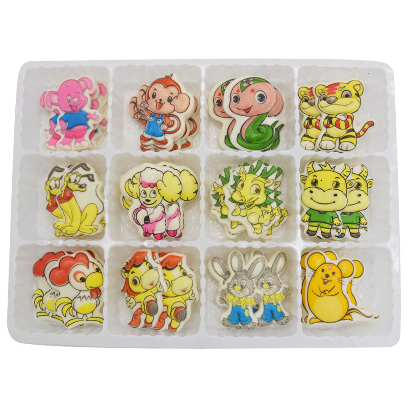 十二生肖食用饰品配件巧克力插片