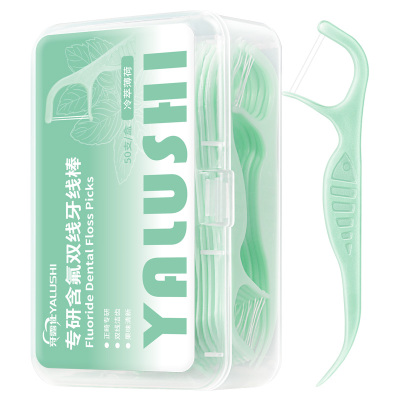 正畸专用牙线含氟双线便携牙线棒