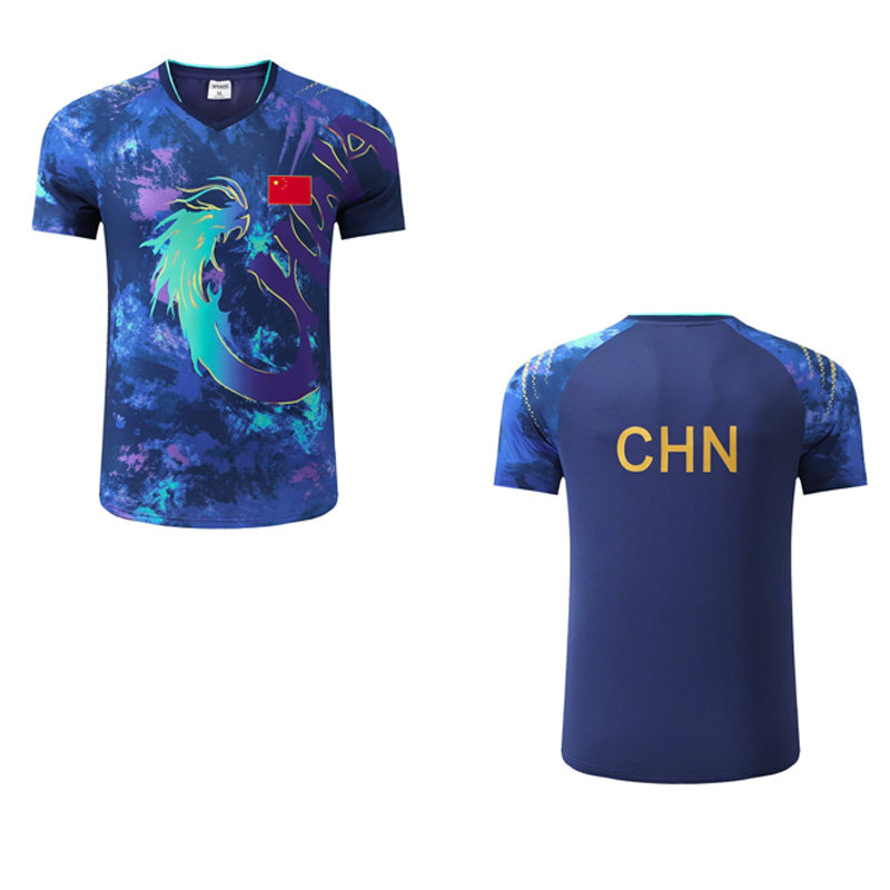 羽毛球服单上衣T恤儿童乒乓球服