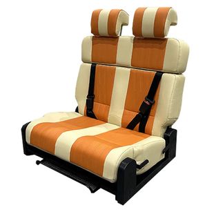 舒宜房车座椅改装商务车双人座面包车床车放平变床大通 V80露营车