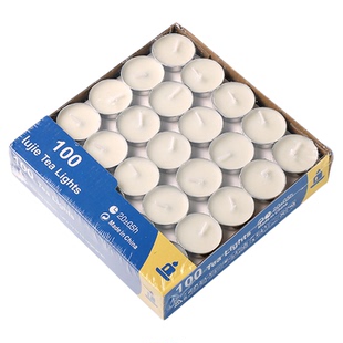 煮茶蜡烛家用无烟无味温茶餐饮加热茶蜡蜡烛煮茶炉温茶飘蜡腊烛灯