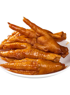 楚味天下脆凤爪香辣味即食卤味鸡爪熟食休闲办公零食网红解馋小吃