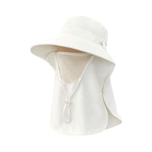 帽子全方位防晒遮脸一体护颈户外采茶养蜂女夏季面罩遮阳帽紫外线