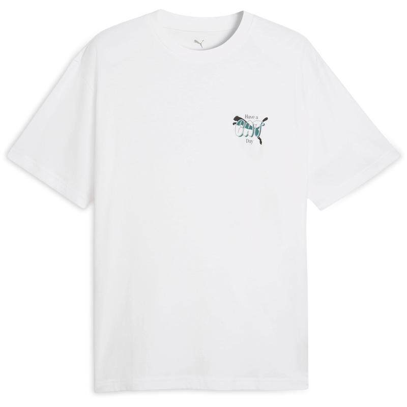 纯棉白色短袖运动T恤男PUMA彪马