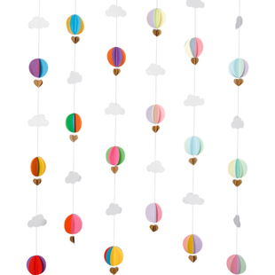 新学期开学装饰热气球拉花挂饰幼儿园教室班级六一儿童节场景布置