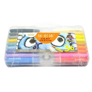 阳光天使炫彩棒水溶性出口外销儿童旋转油画棒24色蜡笔安全水洗