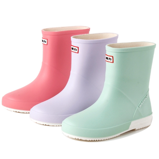 回力雨鞋女款雨靴成人新款水鞋防水胶鞋长筒户外高筒赶海中筒水靴