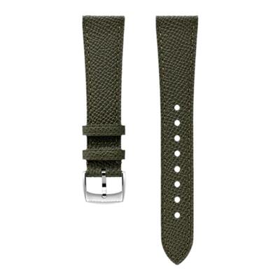 Furlan Marri牛皮表带 法国Haas 掌纹皮革 圆尾杏尾复古表带 中号