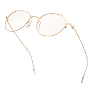 蔡司镜片配眼镜框纯钛超轻6克高智减龄金丝框71182男女款防蓝光W