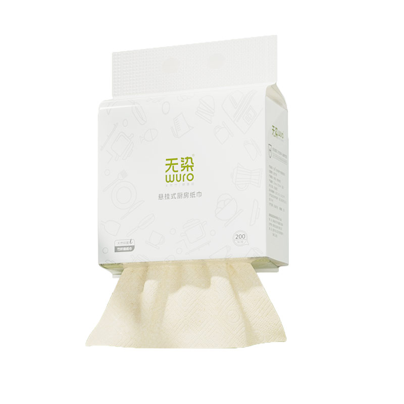 无染厨房专用纸巾悬挂式抽纸食品级家用吸油吸水面巾纸200抽单提