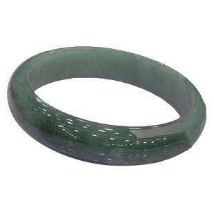 慕公子“余韵流风”高端缅甸翡翠冰种飘花翡翠玉手镯子正品女处理